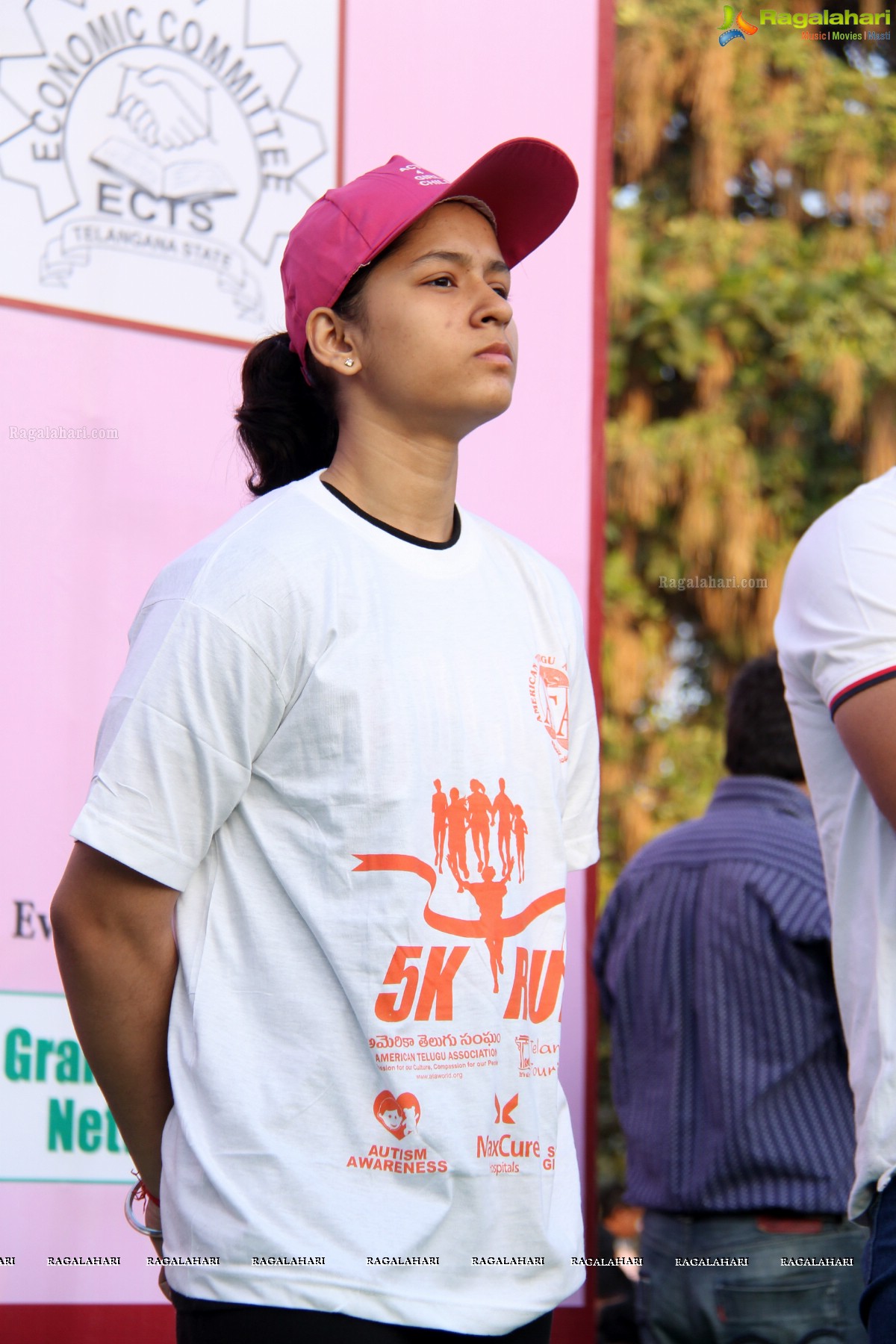 5K Run for Autism Awareness Save the Girl Child at Necklace Road, Hyderabad