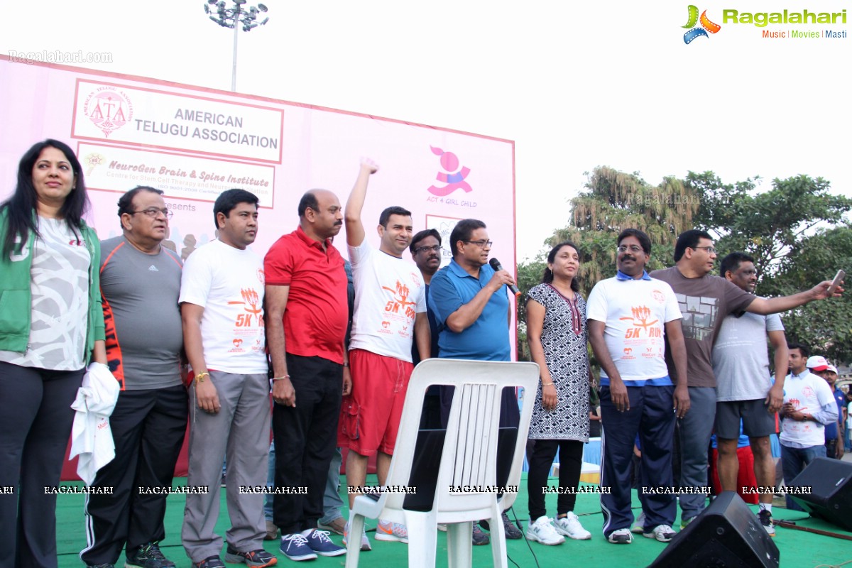 5K Run for Autism Awareness Save the Girl Child at Necklace Road, Hyderabad