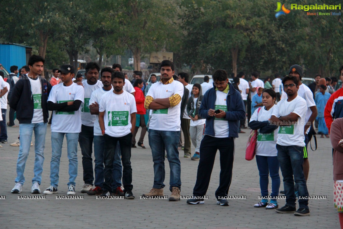 Minister Chandulal flags off 5k Run Youth Against Speed, Hyderabad