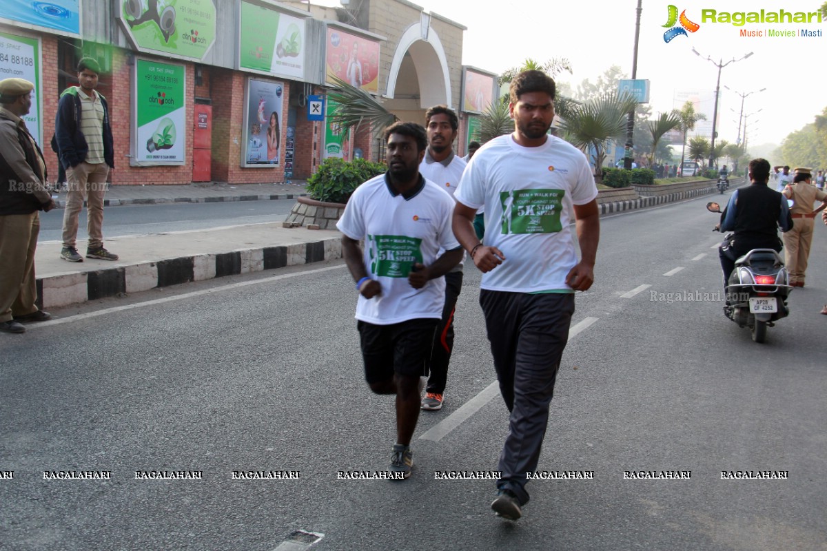 Minister Chandulal flags off 5k Run Youth Against Speed, Hyderabad