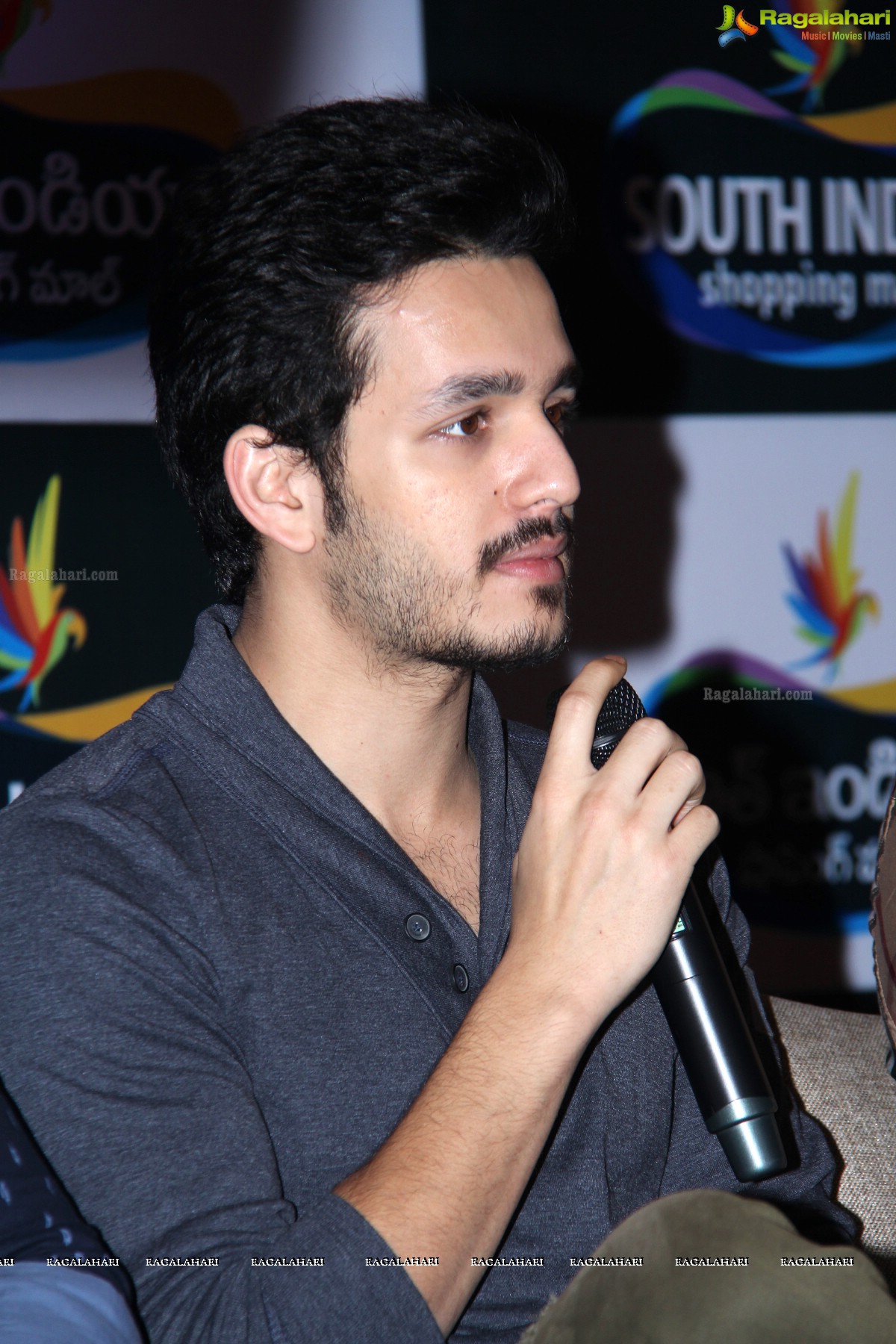 Akhil Akkineni at South India Shopping Mall