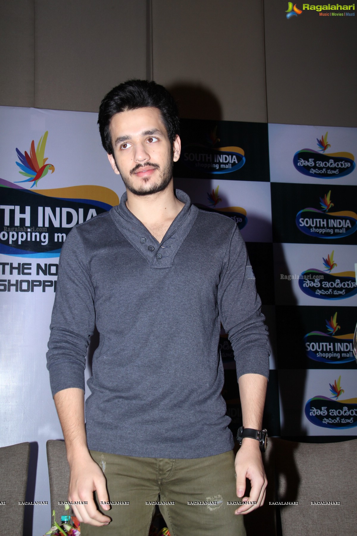 Akhil Akkineni at South India Shopping Mall