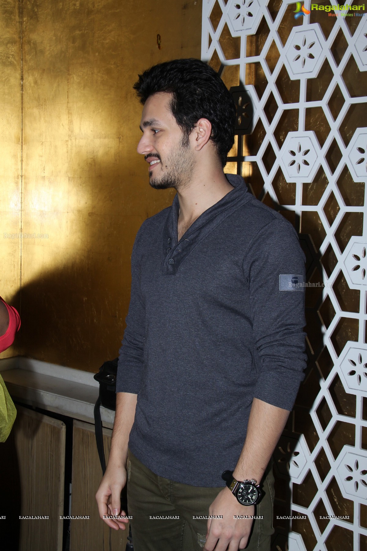 Akhil Akkineni at South India Shopping Mall