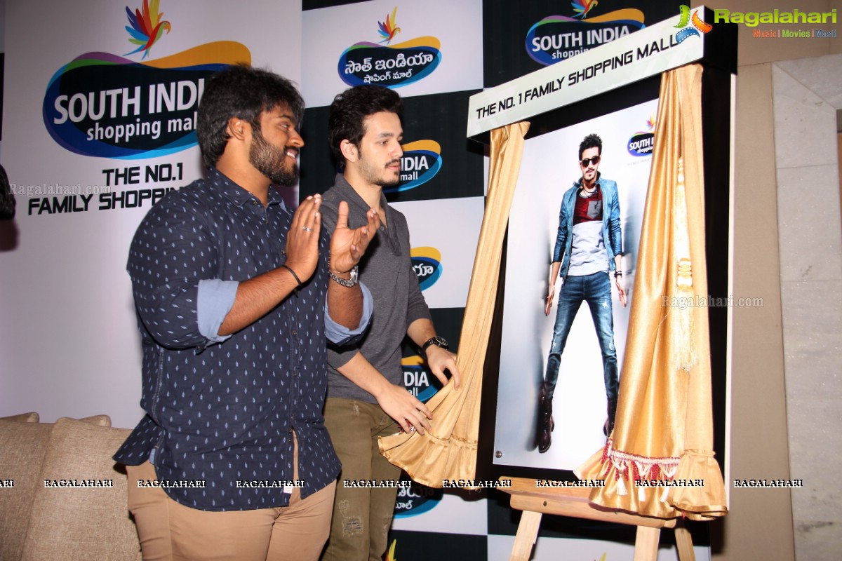 Akhil Akkineni at South India Shopping Mall