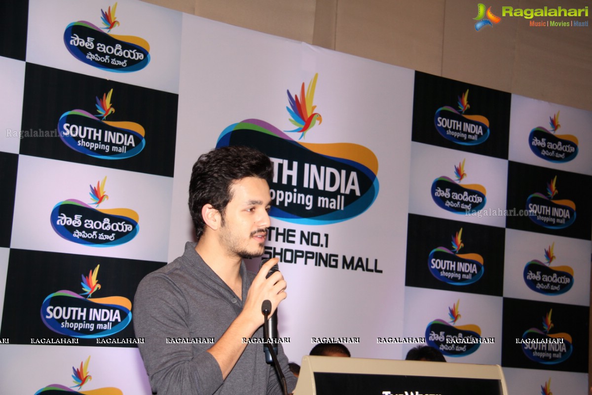 Akhil Akkineni at South India Shopping Mall