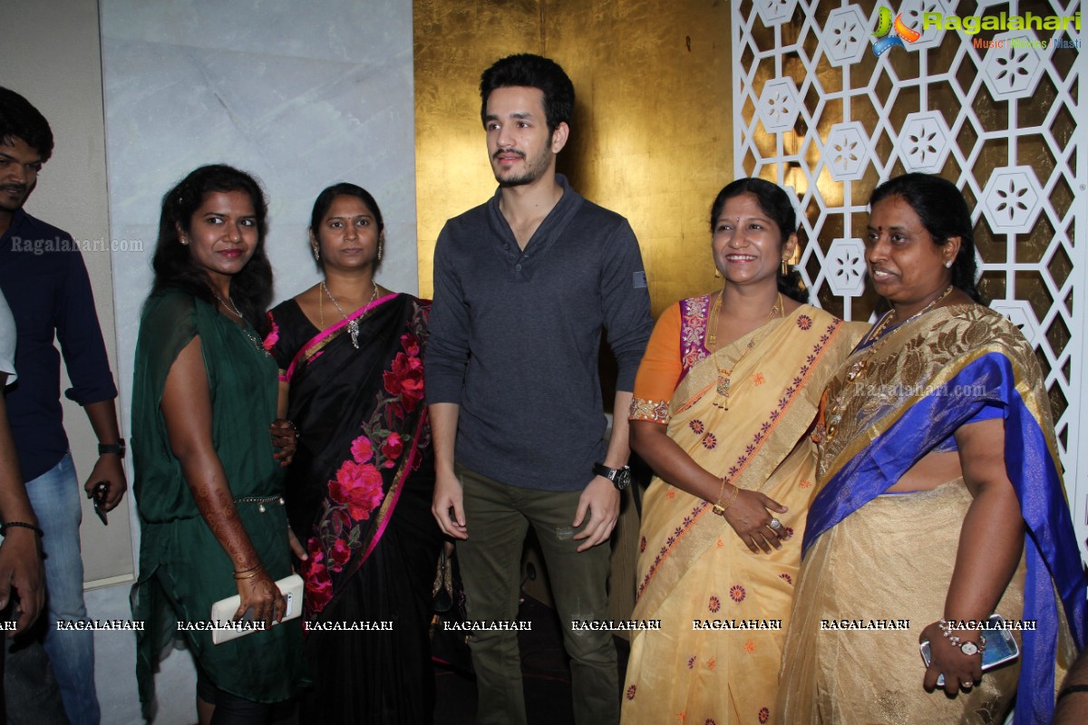 Akhil Akkineni at South India Shopping Mall