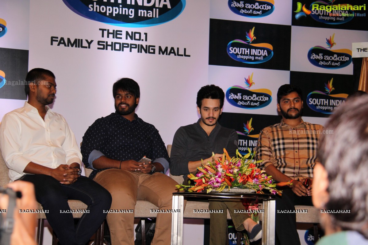 Akhil Akkineni at South India Shopping Mall