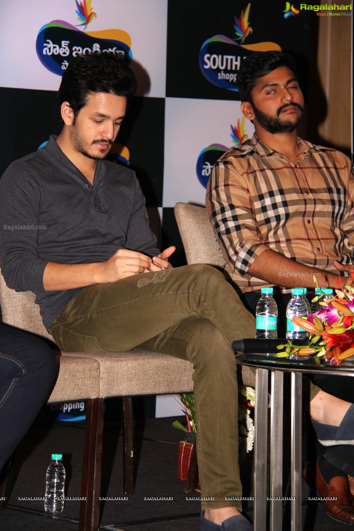 Akhil Akkineni at South India Shopping Mall