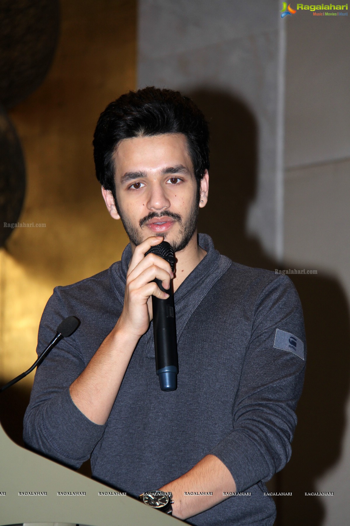 Akhil Akkineni at South India Shopping Mall