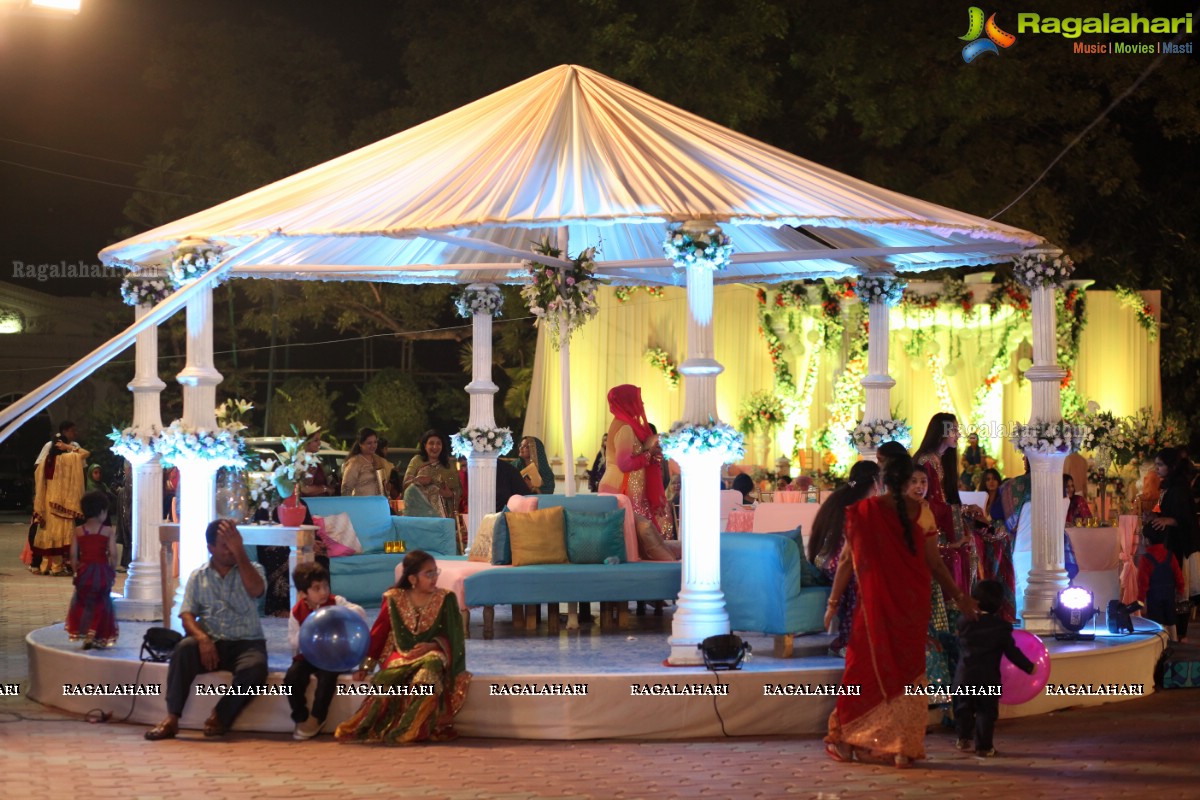 Grand Wedding Reception of Bader Alam Khan-Iqra Fatima at Imperial Garden, Hyderabad