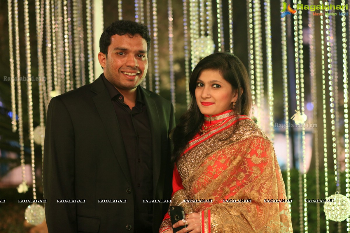 Grand Wedding Reception of Bader Alam Khan-Iqra Fatima at Imperial Garden, Hyderabad