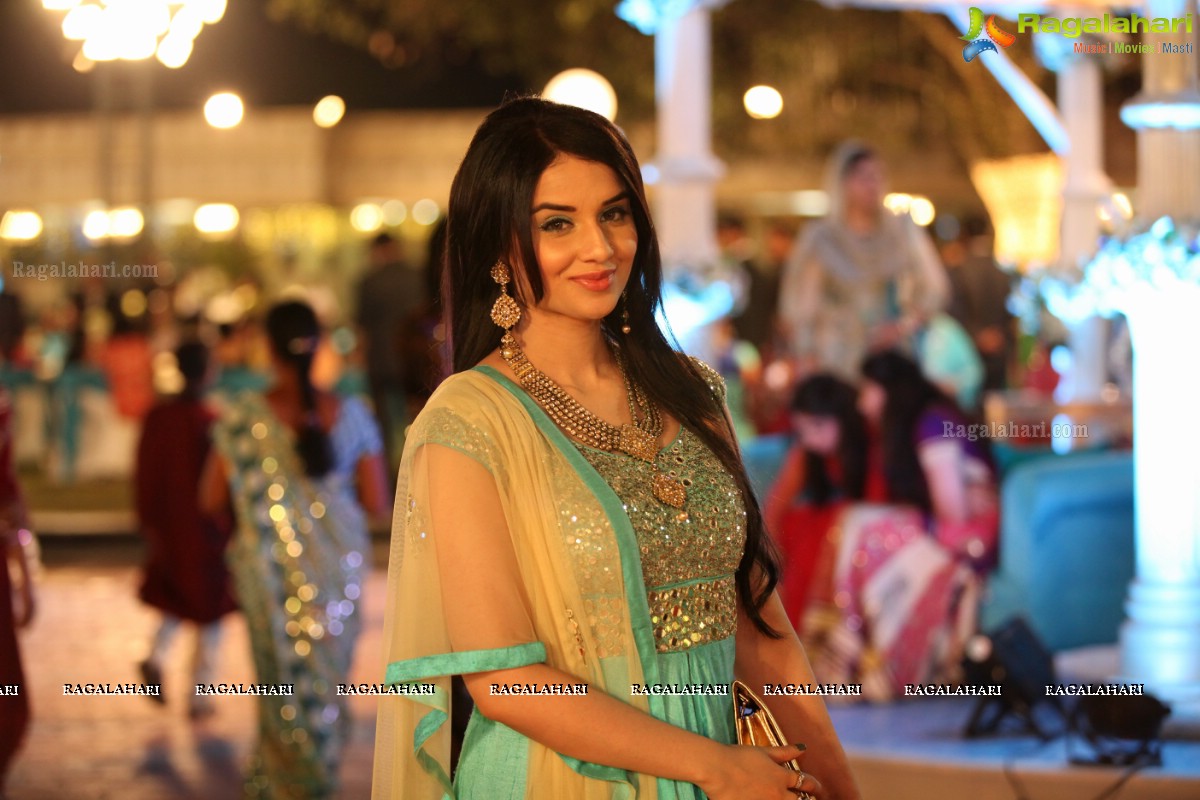 Grand Wedding Reception of Bader Alam Khan-Iqra Fatima at Imperial Garden, Hyderabad