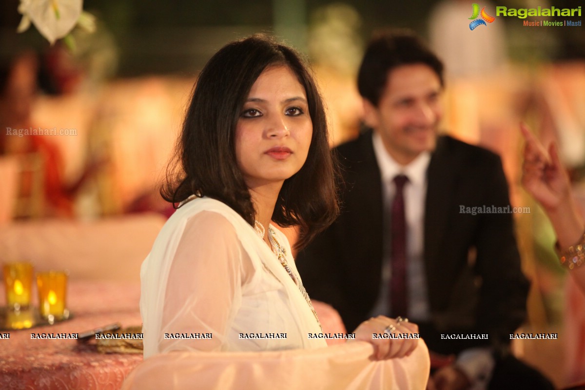 Grand Wedding Reception of Bader Alam Khan-Iqra Fatima at Imperial Garden, Hyderabad