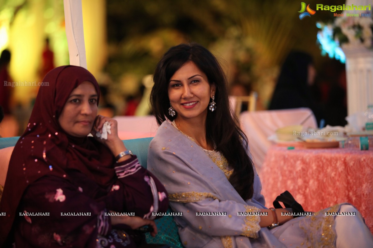 Grand Wedding Reception of Bader Alam Khan-Iqra Fatima at Imperial Garden, Hyderabad