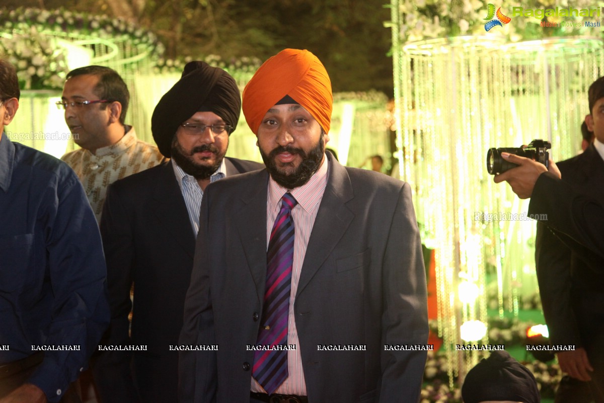 Grand Wedding Reception of Bader Alam Khan-Iqra Fatima at Imperial Garden, Hyderabad