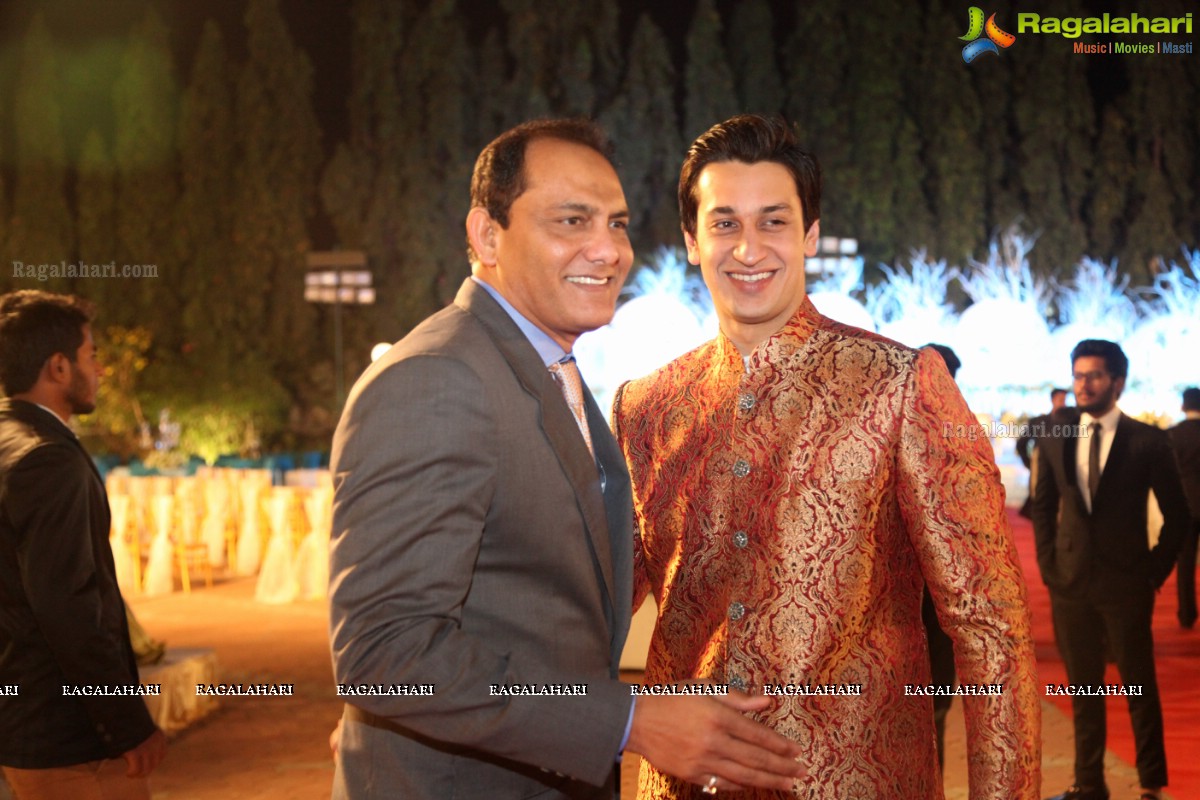 Grand Wedding Reception of Bader Alam Khan-Iqra Fatima at Imperial Garden, Hyderabad