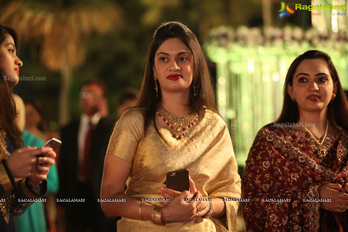 Grand Wedding Reception of Bader Alam Khan-Iqra Fatima at Imperial Garden, Hyderabad