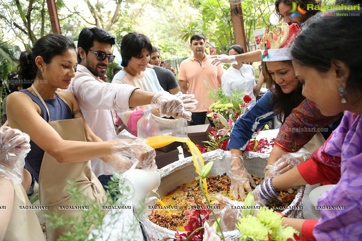 Ram Charan launches Vegan Health Menu at Apollo Hospitals, Hyderabad