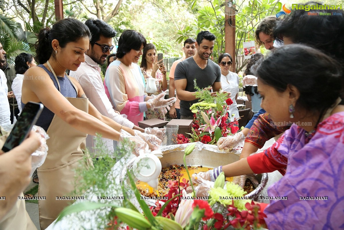 Ram Charan launches Vegan Health Menu at Apollo Hospitals, Hyderabad