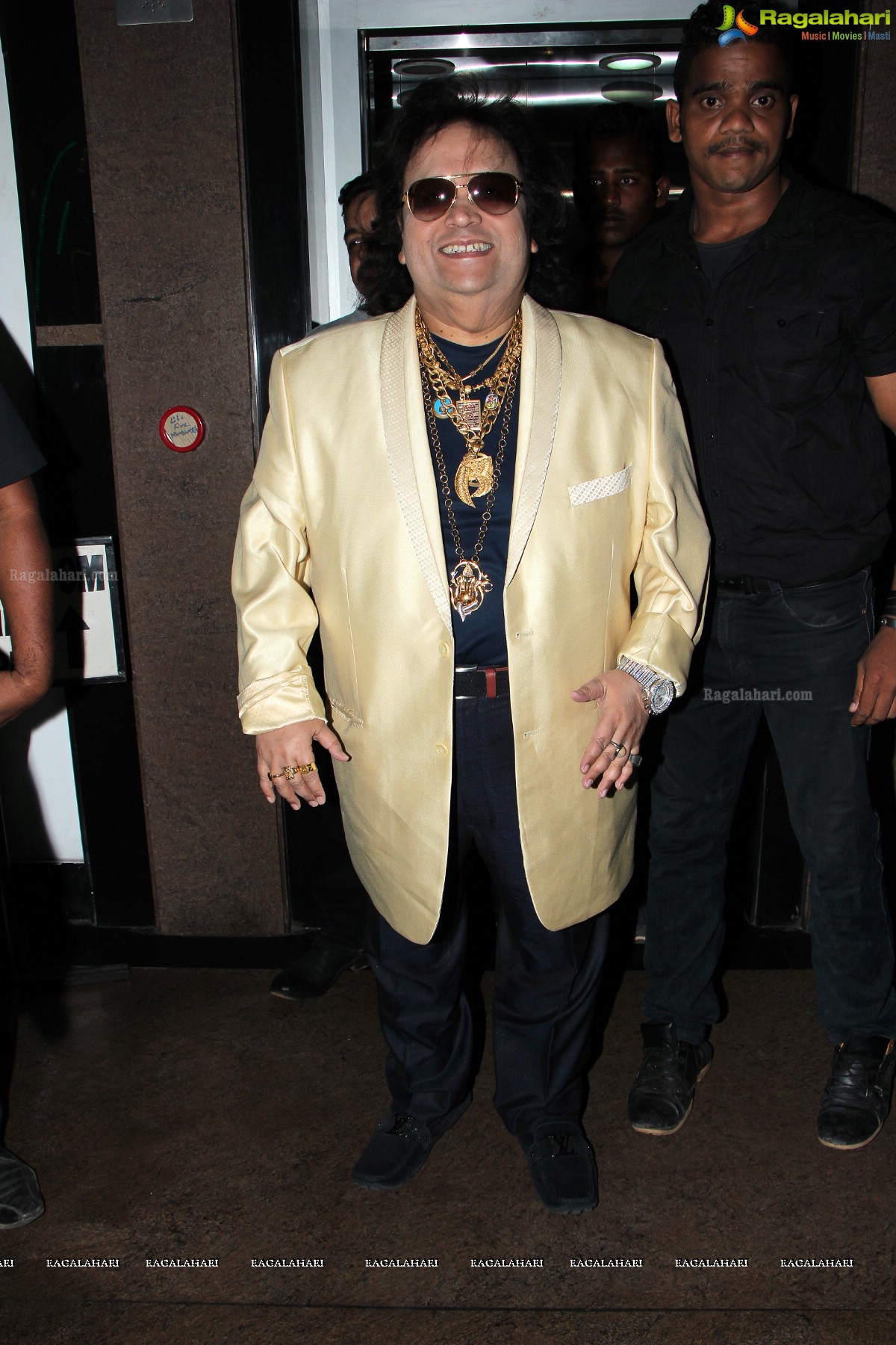 Bappi Lahiri at Barbeque Nation's Disco Carnival, Hyderabad