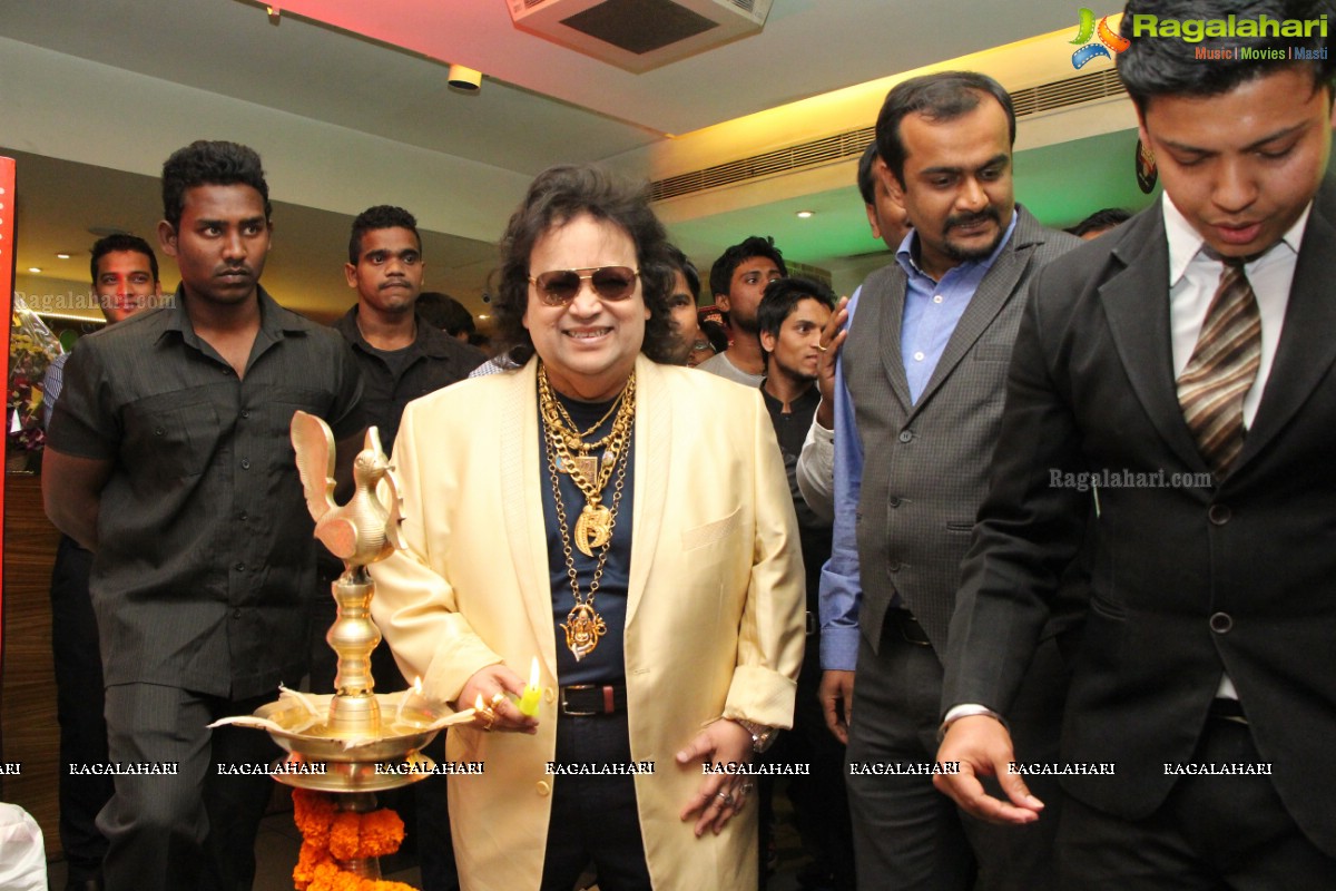 Bappi Lahiri at Barbeque Nation's Disco Carnival, Hyderabad