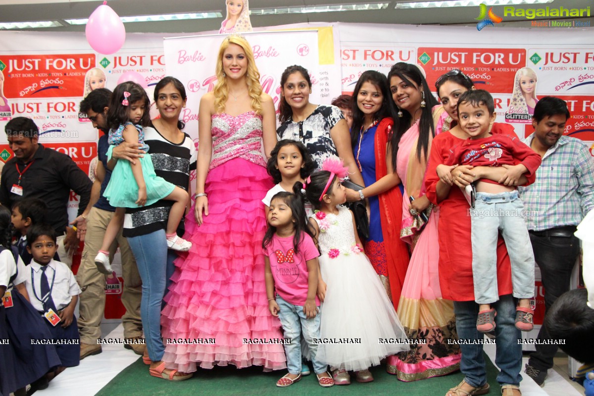 Barbie Visit at Just For U Store, Secunderabad