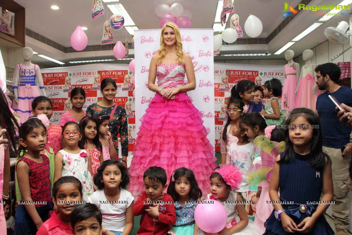 Barbie Visit at Just For U Store, Secunderabad