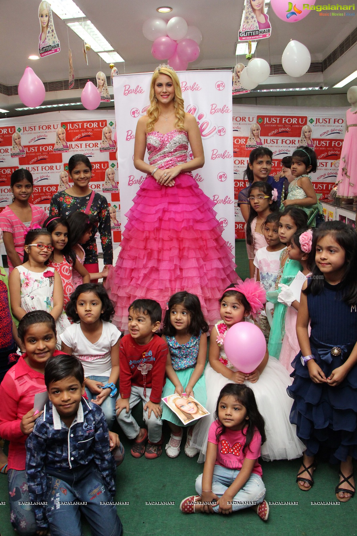 Barbie Visit at Just For U Store, Secunderabad