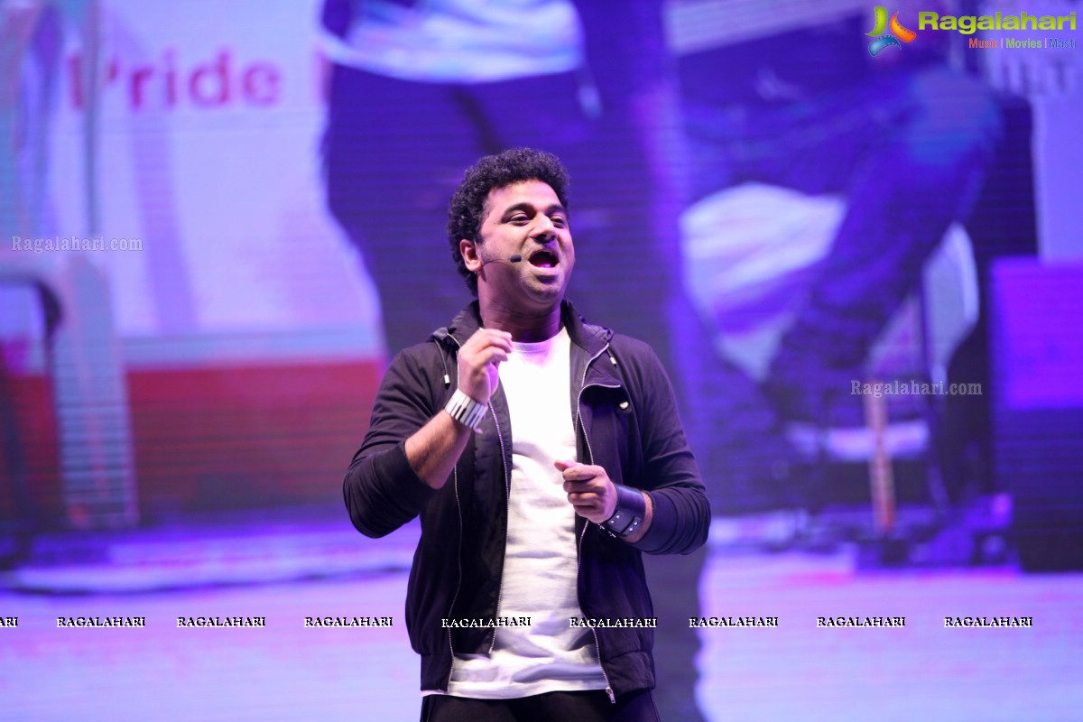 Devi Sri Prasad Live Music Concert at ACT Sky Fest 2015, Gachibowli Athletic Stadium, Hyderabad