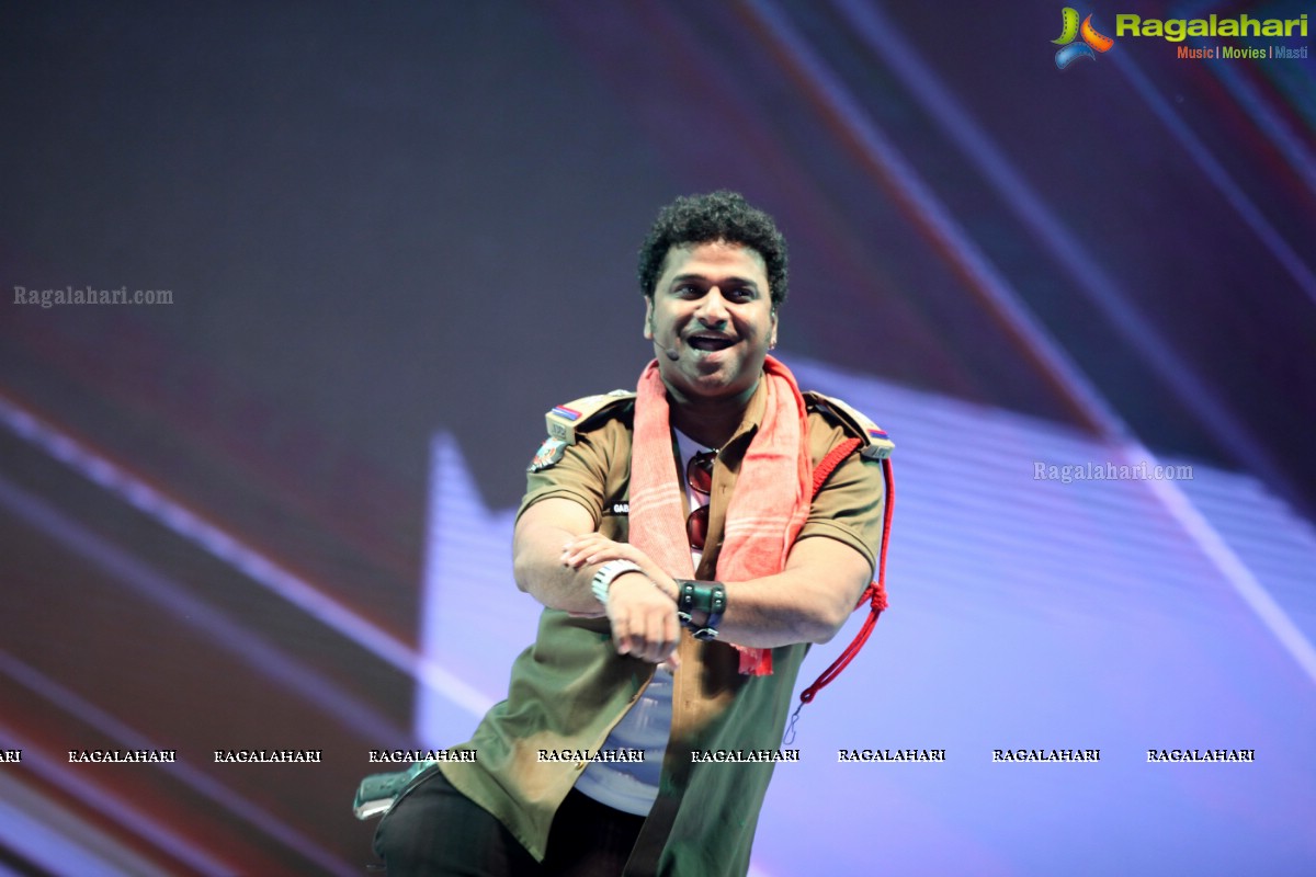 Devi Sri Prasad Live Music Concert at ACT Sky Fest 2015, Gachibowli Athletic Stadium, Hyderabad