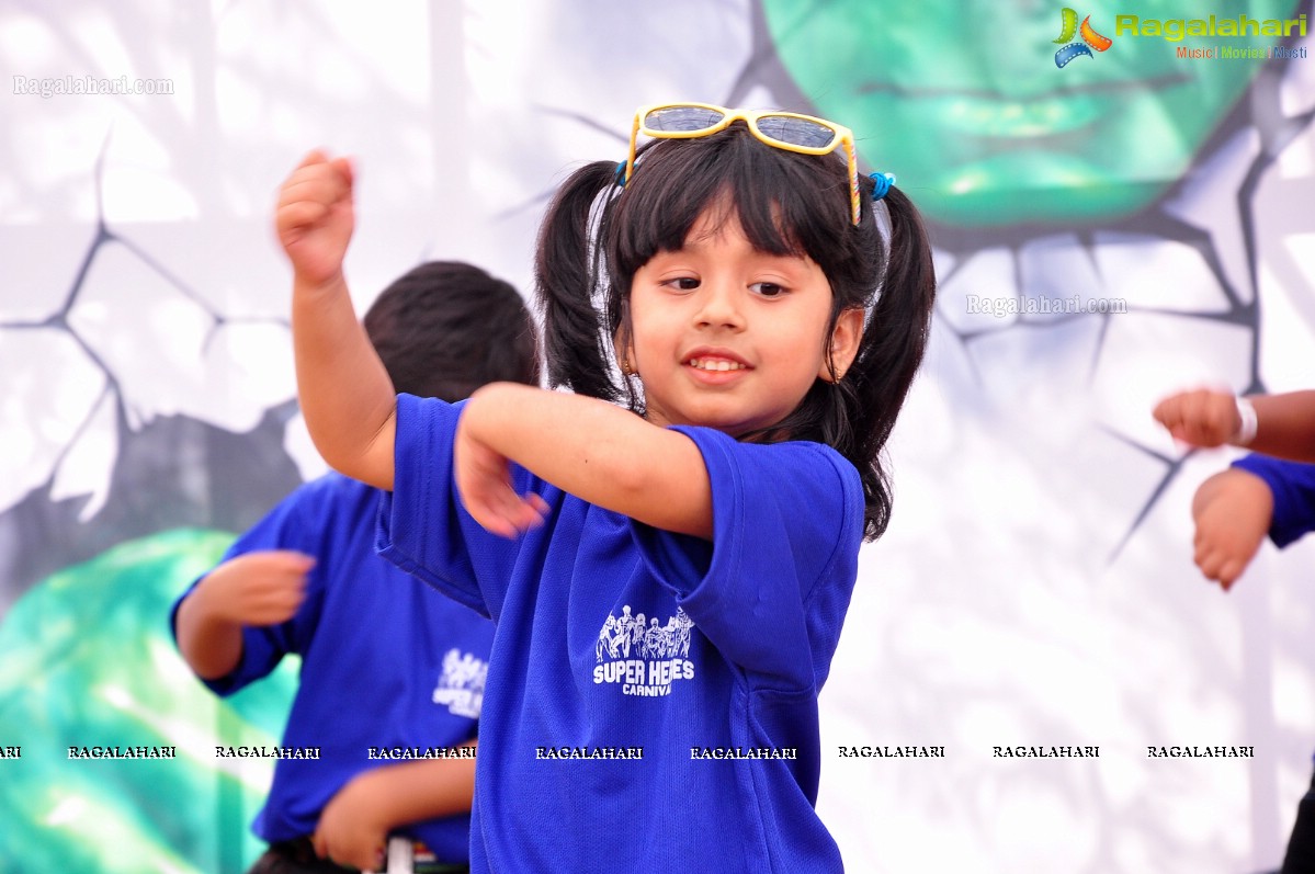 The Super Hero Carnival at Fountainhead Global School, Miyapur, Hyderabad