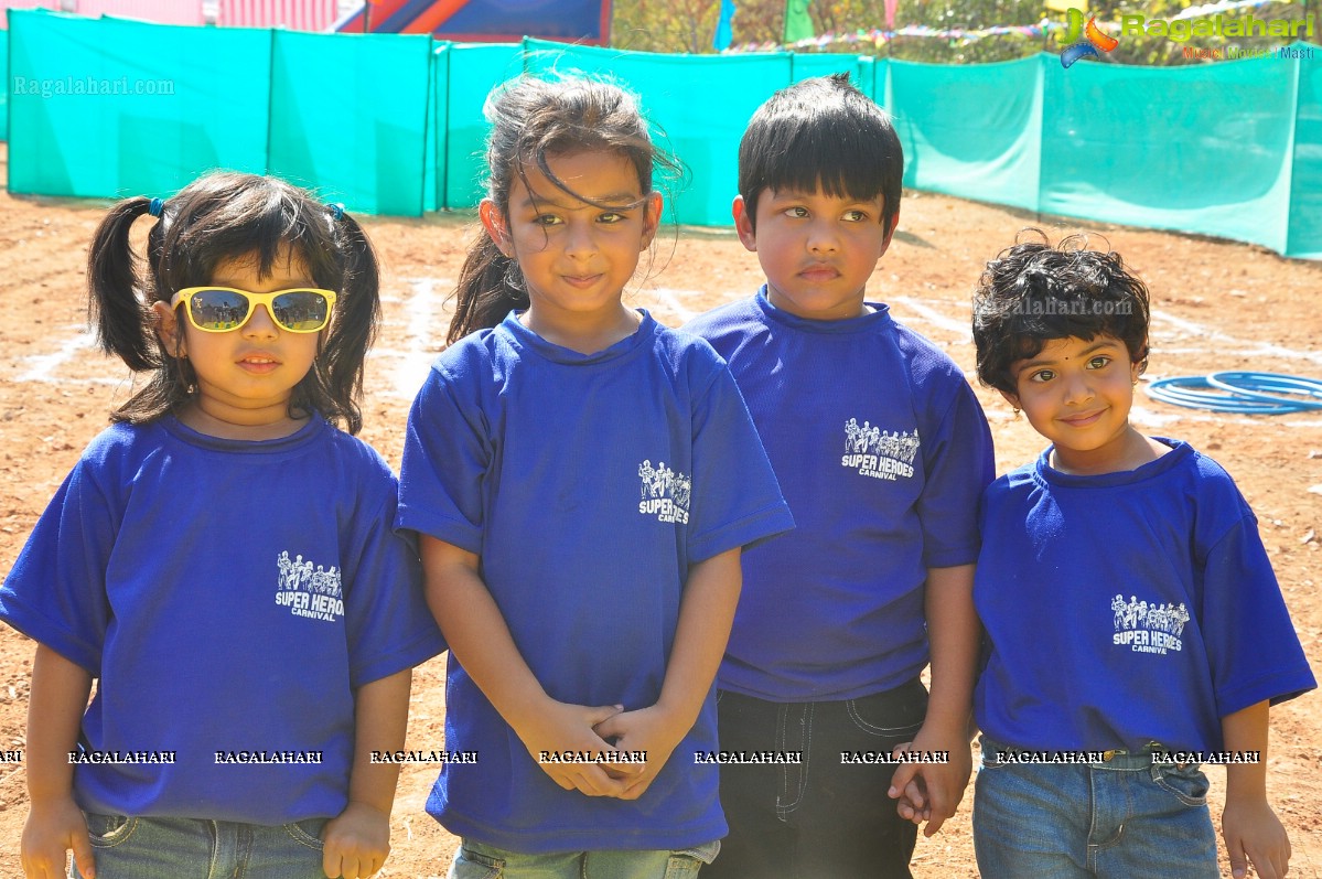 The Super Hero Carnival at Fountainhead Global School, Miyapur, Hyderabad