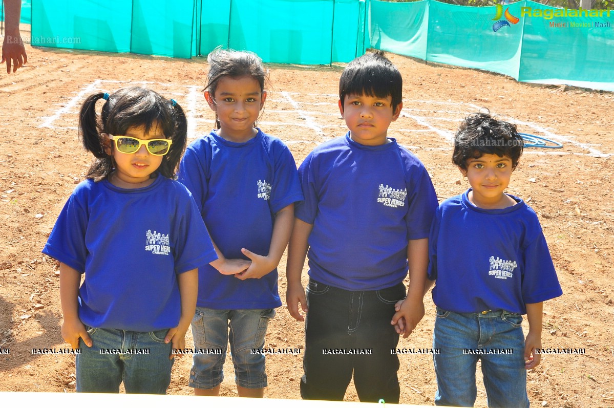 The Super Hero Carnival at Fountainhead Global School, Miyapur, Hyderabad