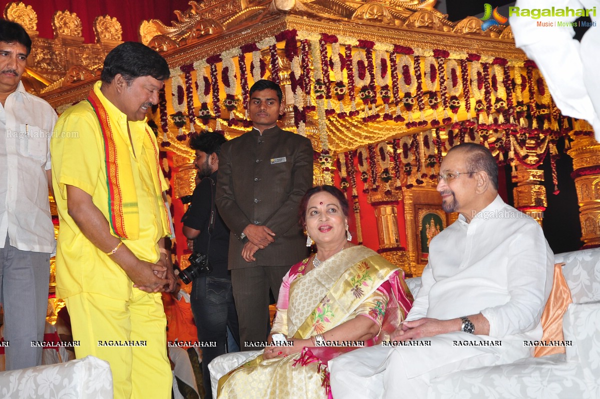 Grand Wedding of Ghattamaneni Sai Raghava Ratna Babu (Bobby) (S/o Adiseshagiri Rao Ghattamaneni) and Priyanka