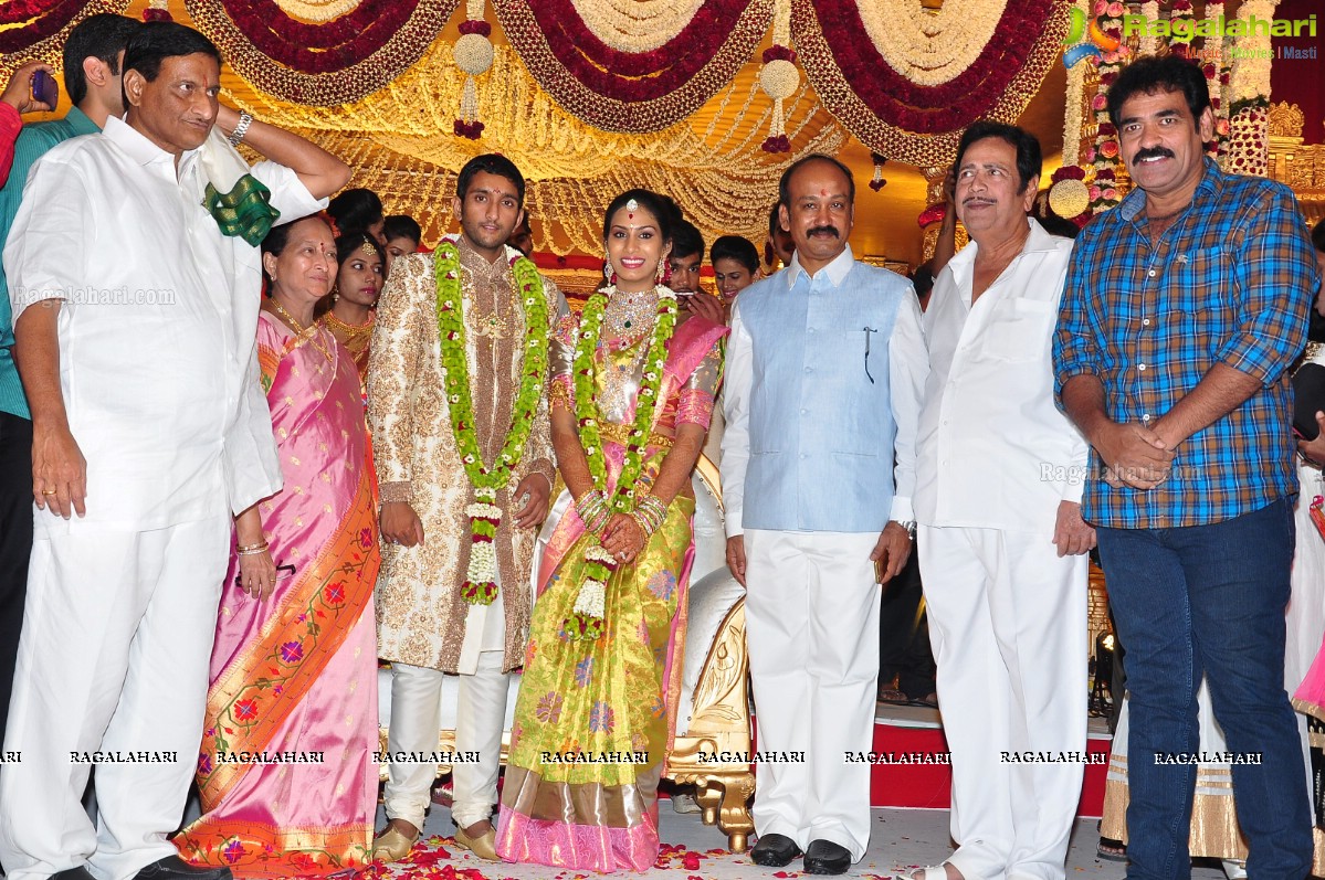 Grand Wedding of Ghattamaneni Sai Raghava Ratna Babu (Bobby) (S/o Adiseshagiri Rao Ghattamaneni) and Priyanka