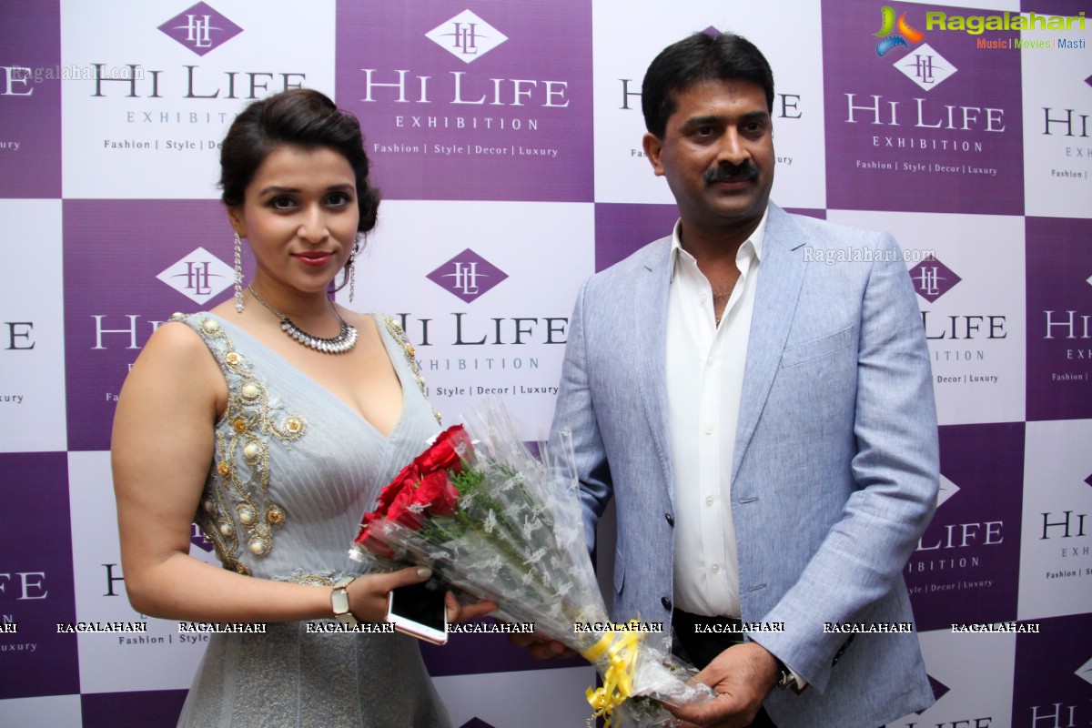 Mannara Chopra launches Hi Life Exhibition at Novotel (HICC), Hyderabad