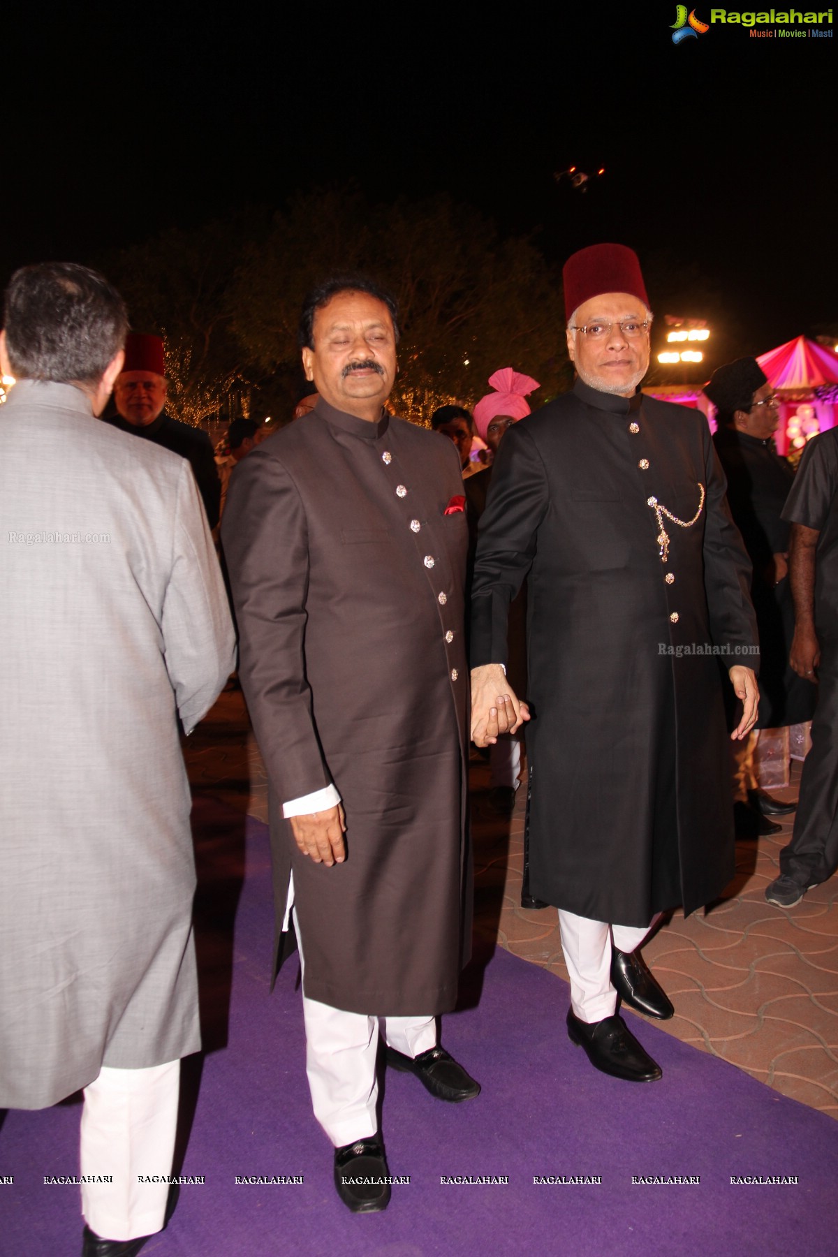 Grand Wedding Ceremony of Bader Alam Khan-Iqra Fatima at Imperial Garden, Hyderabad