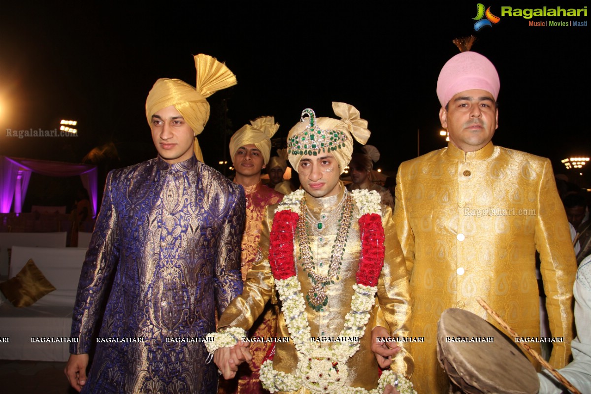 Grand Wedding Ceremony of Bader Alam Khan-Iqra Fatima at Imperial Garden, Hyderabad