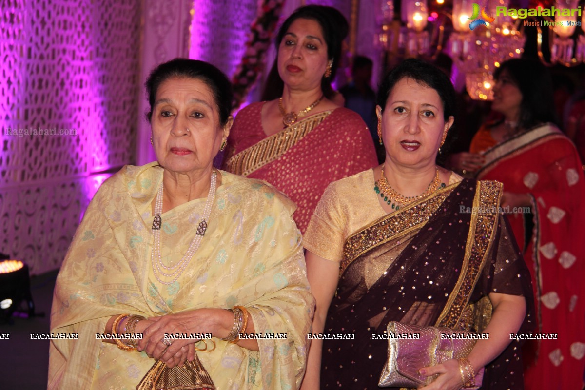 Grand Wedding Ceremony of Bader Alam Khan-Iqra Fatima at Imperial Garden, Hyderabad