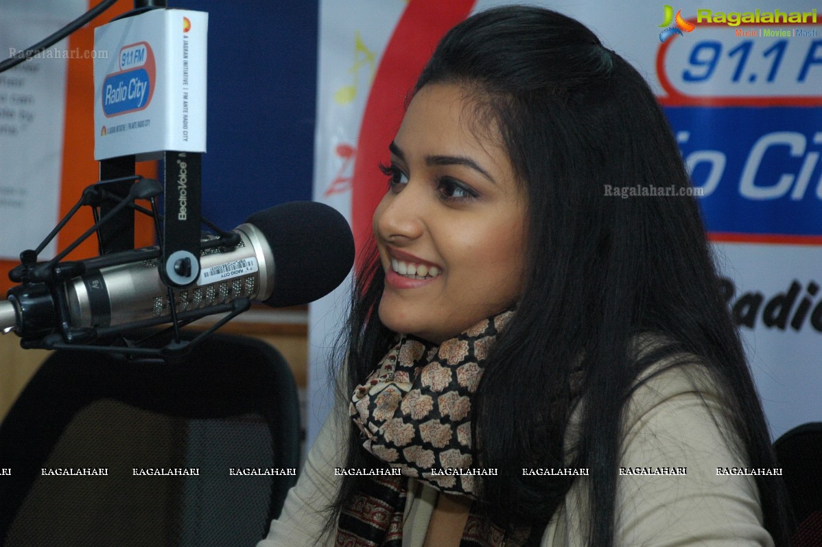 Keerthy Suresh at 91.1 FM Radio City