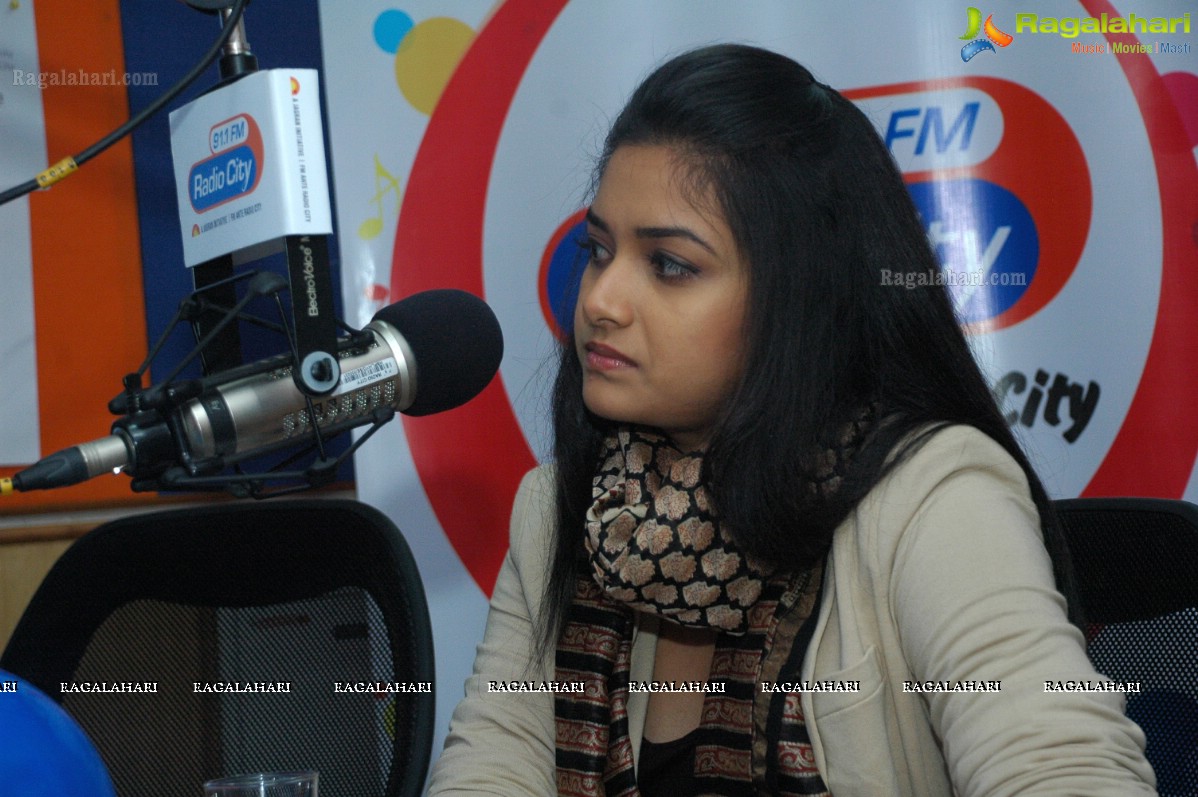 Keerthy Suresh at 91.1 FM Radio City