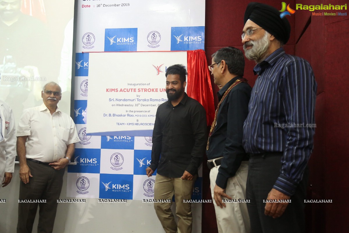 NTR inaugurates KIMS Acute Stroke Unit, Hyderabad