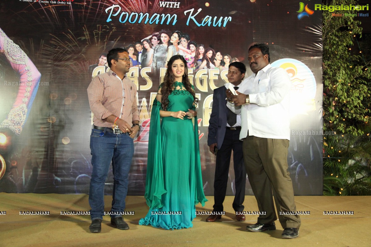 Greet and Meet Poonam Kaur on The Eve of Asia's Biggest New Year Bash 2016 at Country Club Begumpet