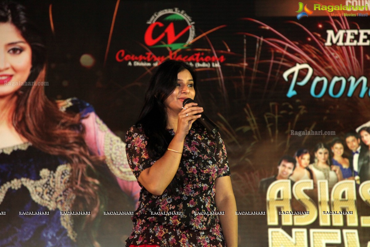 Greet and Meet Poonam Kaur on The Eve of Asia's Biggest New Year Bash 2016 at Country Club Begumpet