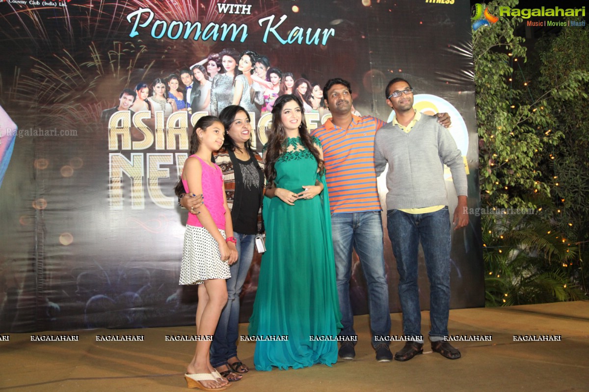 Greet and Meet Poonam Kaur on The Eve of Asia's Biggest New Year Bash 2016 at Country Club Begumpet