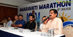 Ram Pothineni and Koneru Hampi at Amaravathi Marathon