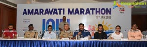 Ram Pothineni and Koneru Hampi at Amaravathi Marathon