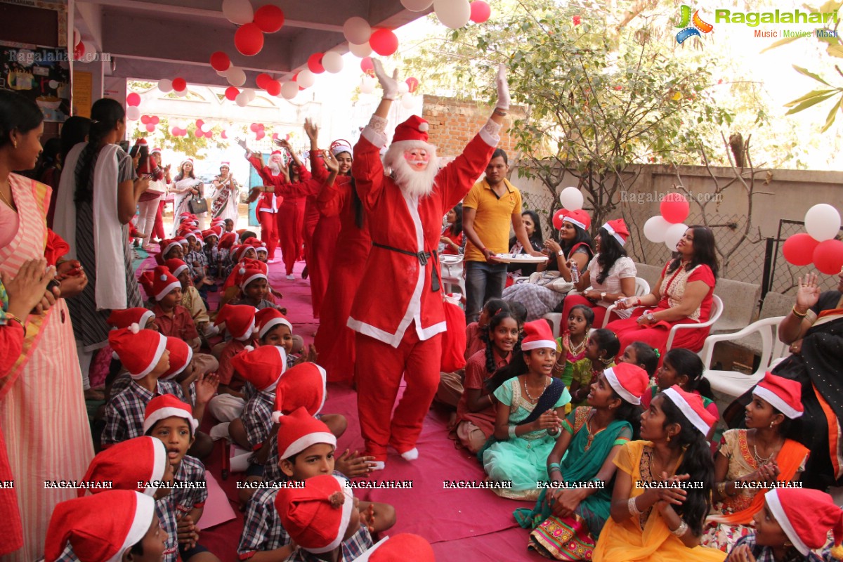 The Spreading Smiles Event by Samanvay Ladies Club at Nachiketa Tapovan School, Hyderabad