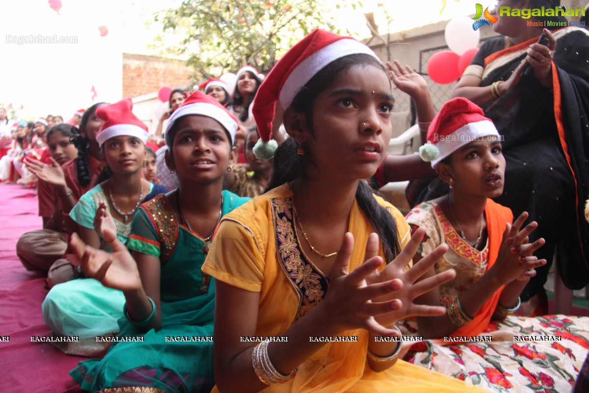 The Spreading Smiles Event by Samanvay Ladies Club at Nachiketa Tapovan School, Hyderabad