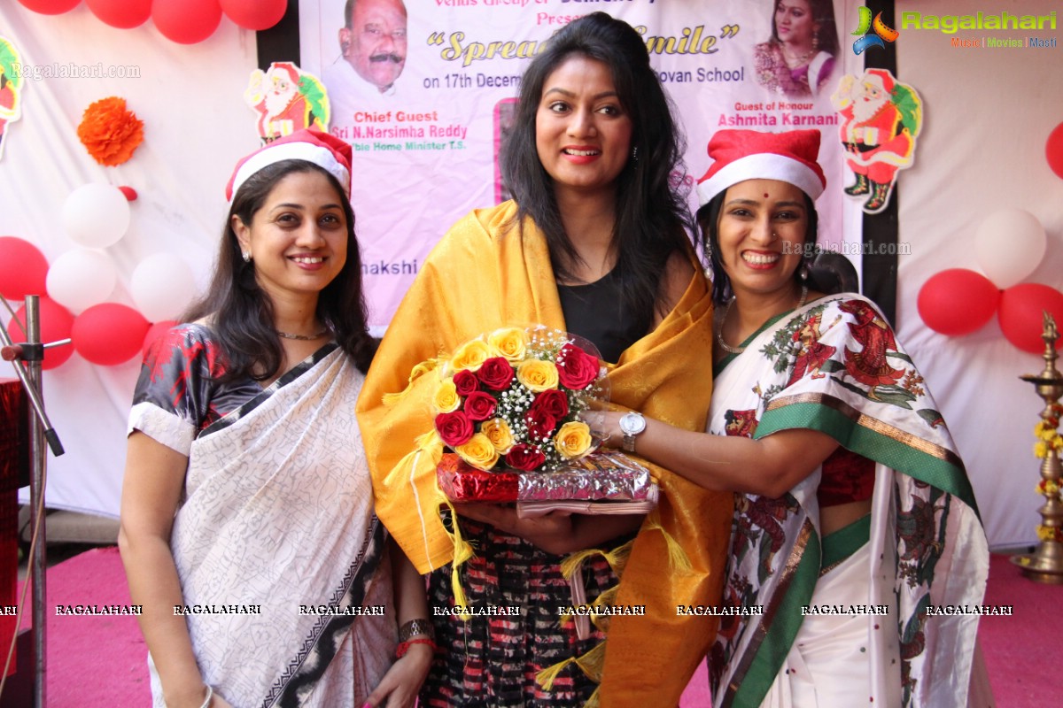 The Spreading Smiles Event by Samanvay Ladies Club at Nachiketa Tapovan School, Hyderabad